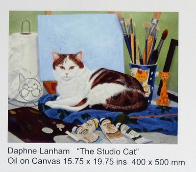 The Studio Cat by Daphne Lanham 