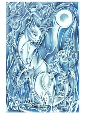 Cat By Moonlight: Persephone by D Y Hide