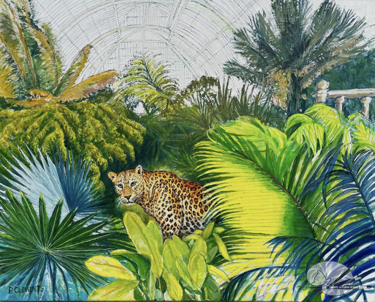 Leopard at Kew by Patricia Clements S.O.F.A.