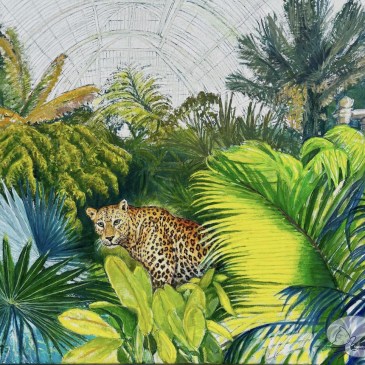 Leopard at Kew by Patricia Clements S.O.F.A.