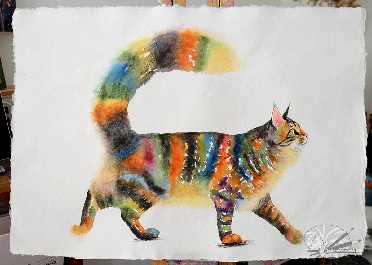 Miss Stripes Takes A Stroll by Denise Laurent S.O.F.A.